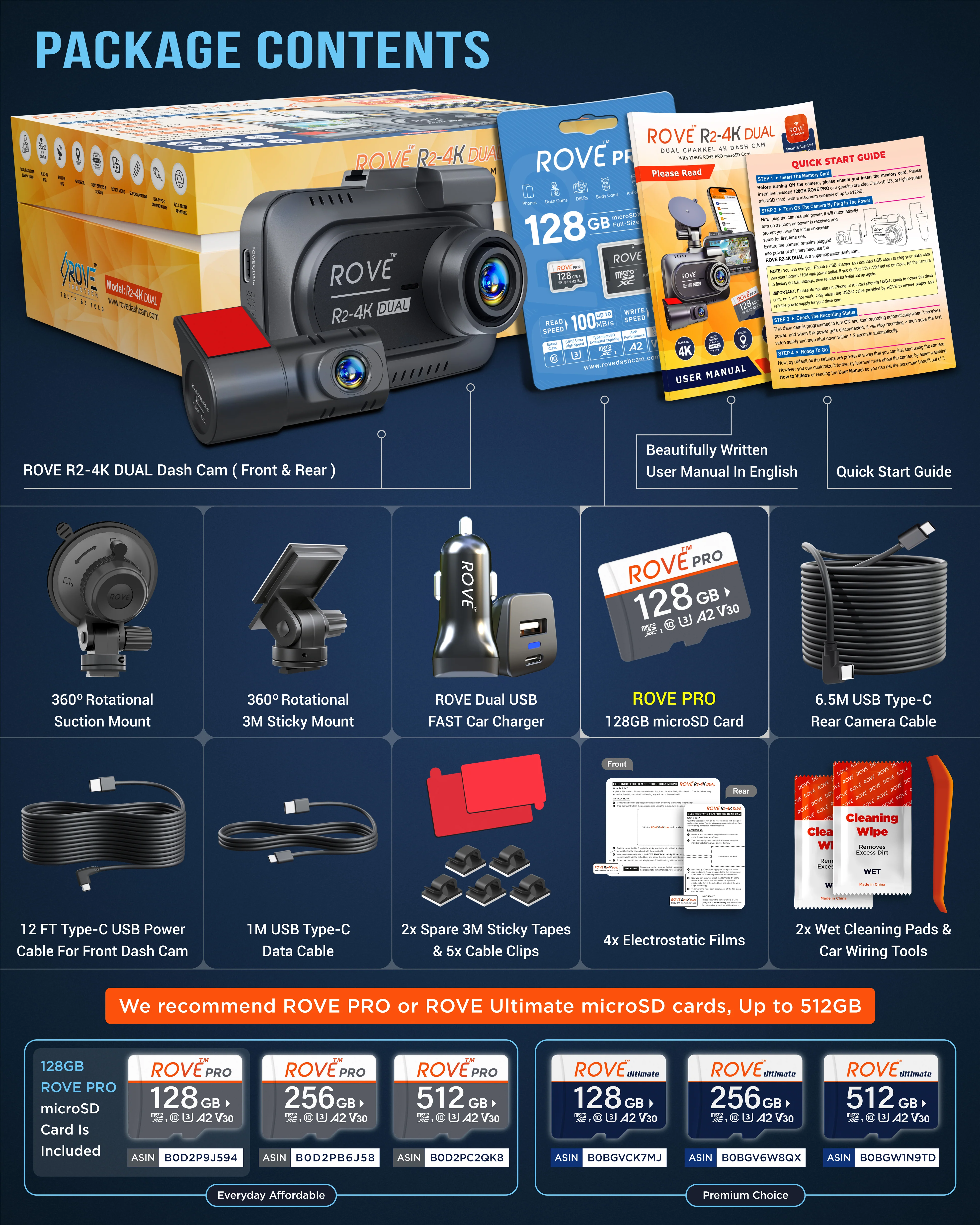 [Open Box] ROVE R2-4K Dual Dash Cam | Returned Item within their 1st 30-days - Image 8