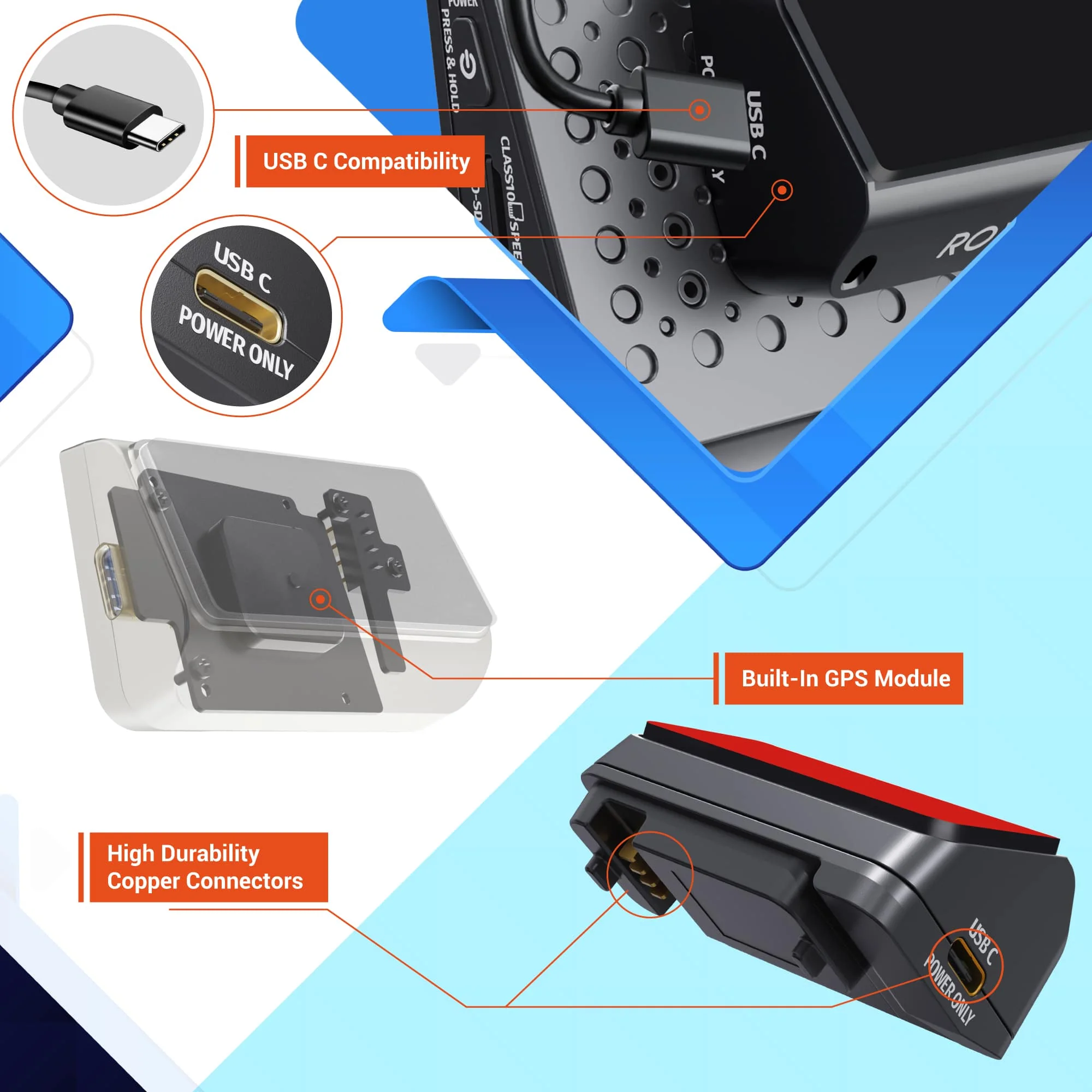 R3 Mount Bundle - R3 Suction Mount + Magnetic Mount with Built-In GPS + 2x Free Easy Peel Electrostatic Film + 2x 3M Sticky Tapes | Check Compatibility Image Before Purchasing - Image 4