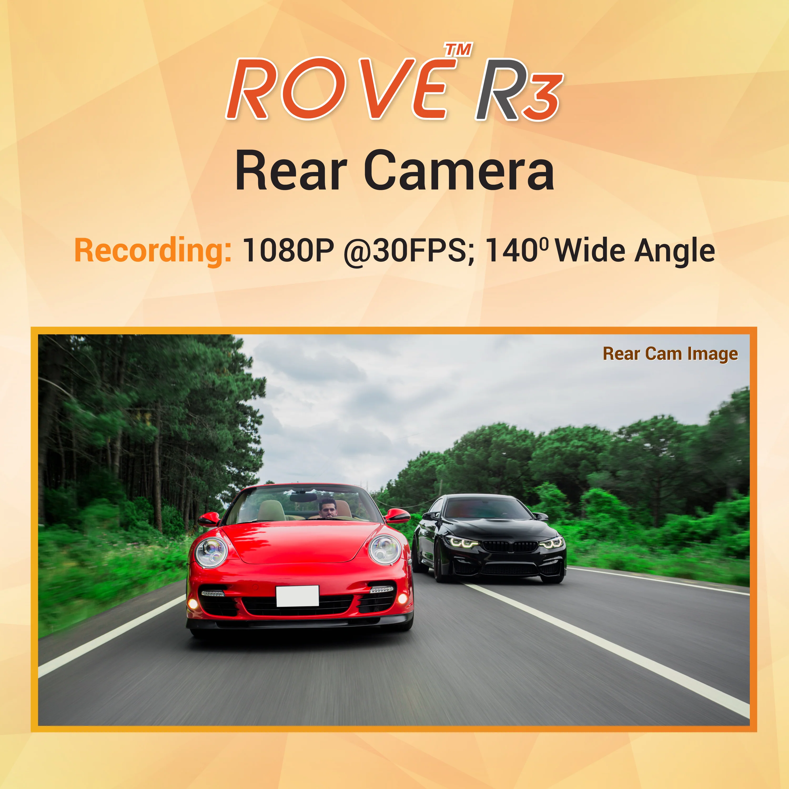ROVE R3 Rear Cam with USB-C Port | Check Compatibility Image Before Purchasing - Image 4