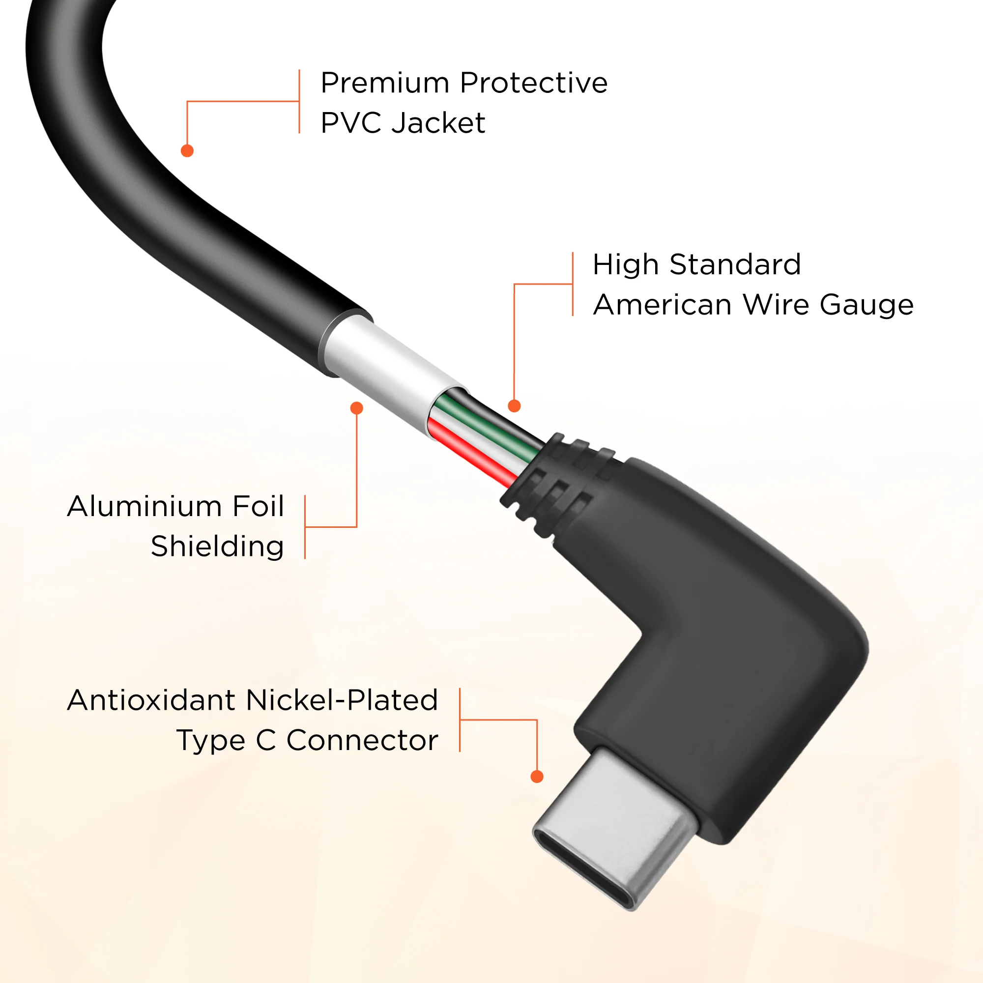 ROVE Ultimate 12ft USB-C Car Charging Power Cable for ROVE R2-4K, R2-4K PRO, R2-4K DUAL & R3 - Image 5