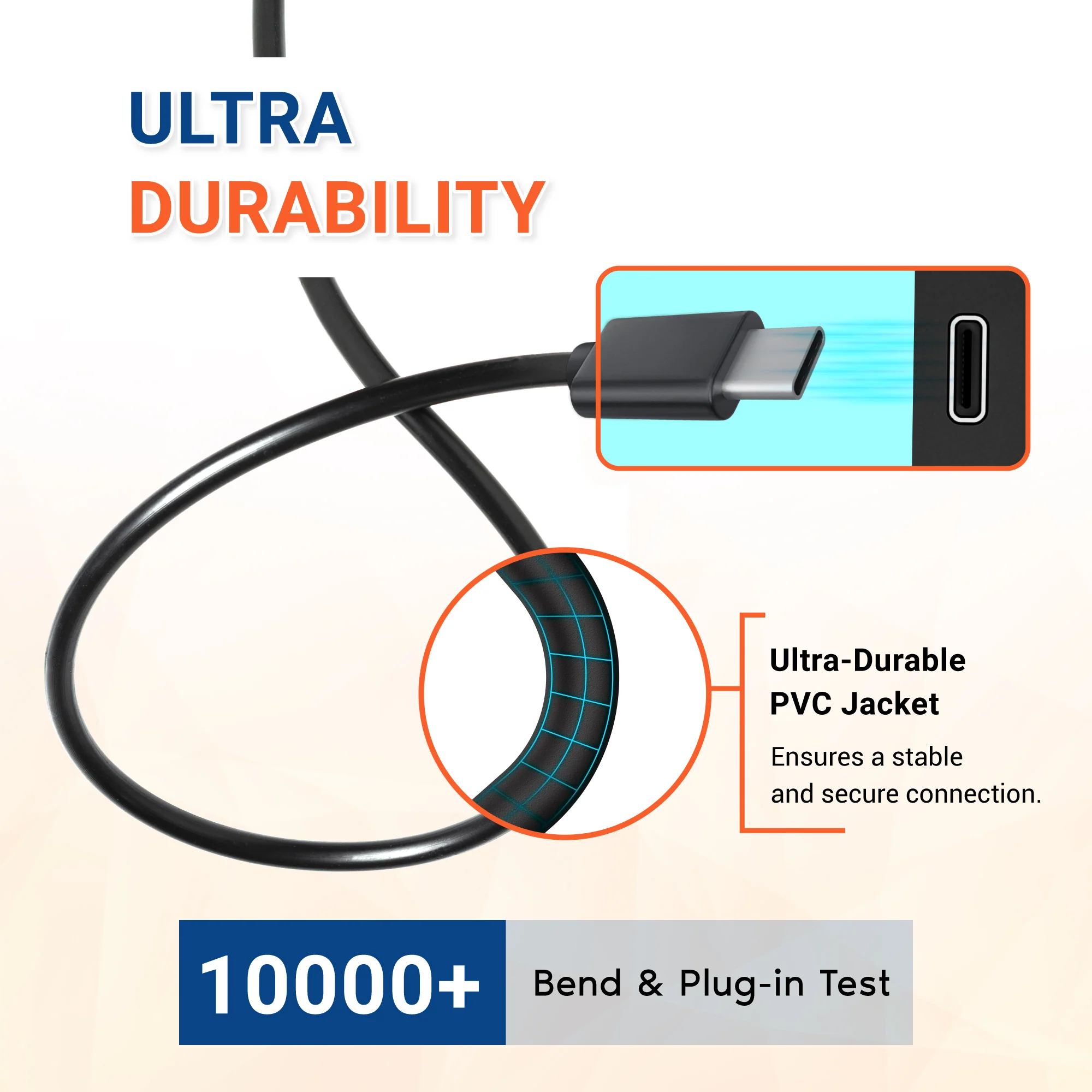 ROVE Ultimate 1M/3FT USB-C Data Cable for Connecting R2-4K (with USB-C Port), R2-4K PRO, R3, R2-4K DUAL and R2-4K DUAL PRO Dash Cam Models to Your PC/MAC | Check Compatibility Image Before Purchasing - Image 4