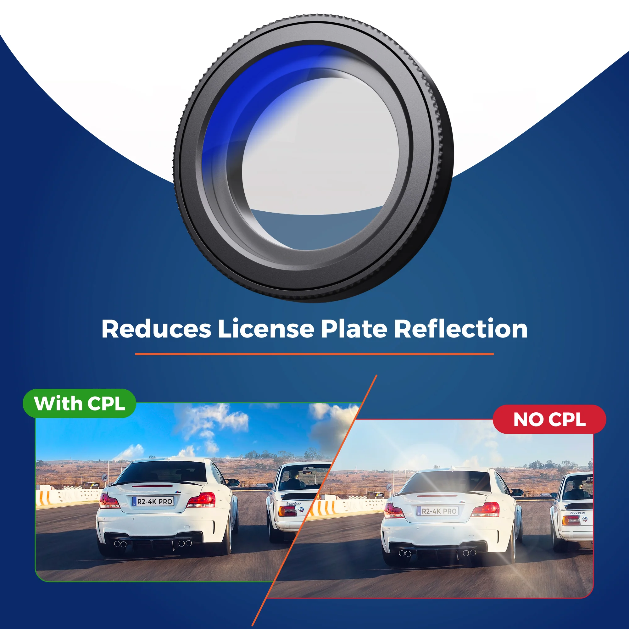 ROVE Ultimate CPL Filter for ROVE R2-4K PRO, R2-4K DUAL and R2-4K (with USB-C Port) Dash Cam Models - Image 7