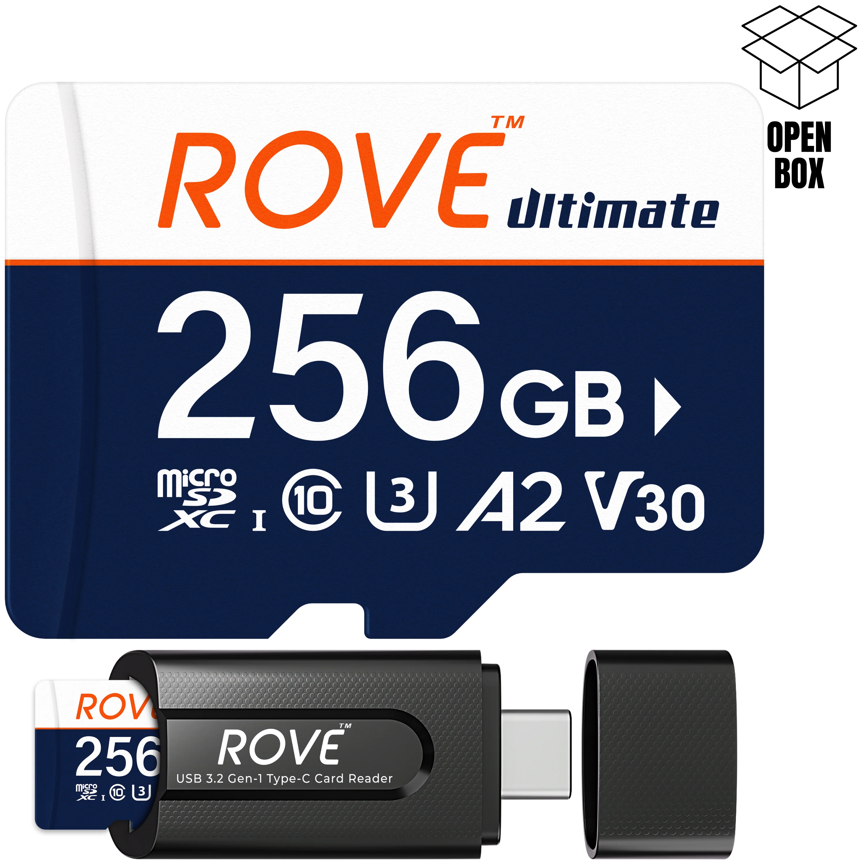 ROVE Ultimate 512GB/256GB/128GB Micro SD Card with Card Reader | Returned Item within their 1st 30-days [Open Box] - Image 8