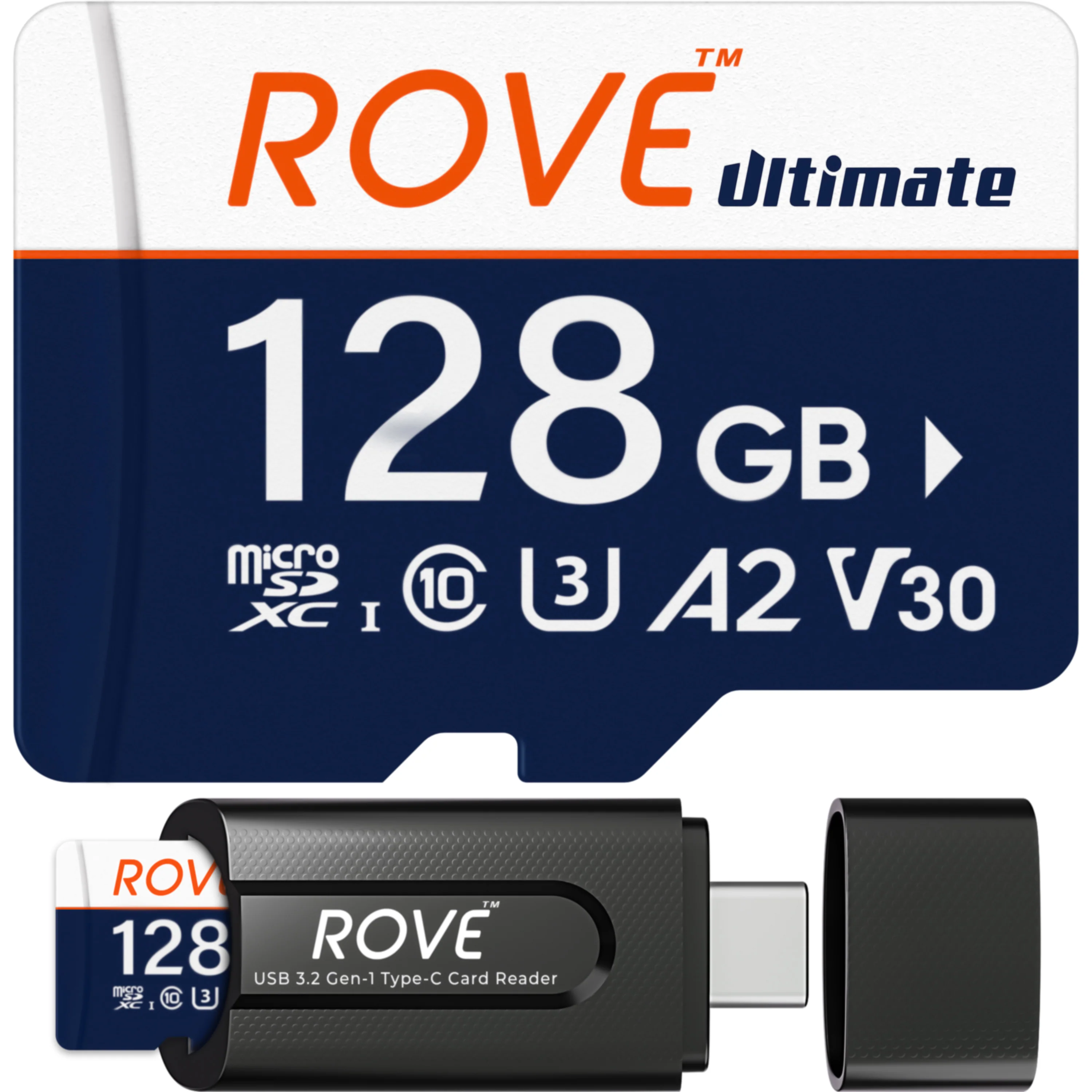Rove Ultimate 128GB/256GB/512GB Micro SDXC Card with USB 3.2 Gen-1 Type-C card reader, Micro SD memory card for dash cam, Up to 170MB/s Read, 100MB/s Write, U3, Class10 - Image 11